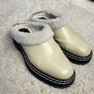 Proenza schouler mule chunky slipper